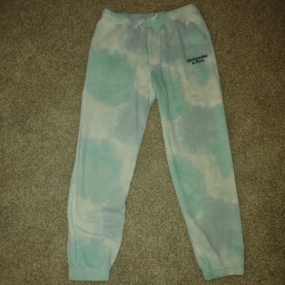 Tie dye Abercrombie sweatpants